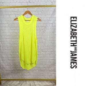 Elizabeth and James - Mesh Sweater Tank